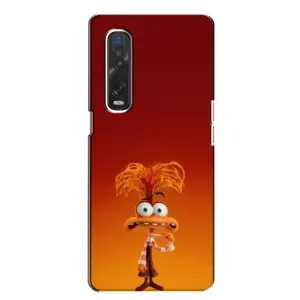 Чехол Головоломка для Oppo Find X2 - (AlphaPrint) (Тревожность)