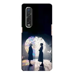 Чехлы с принтом Уэнсдей на Oppo Find X2 (Уэнсдей и Энди)