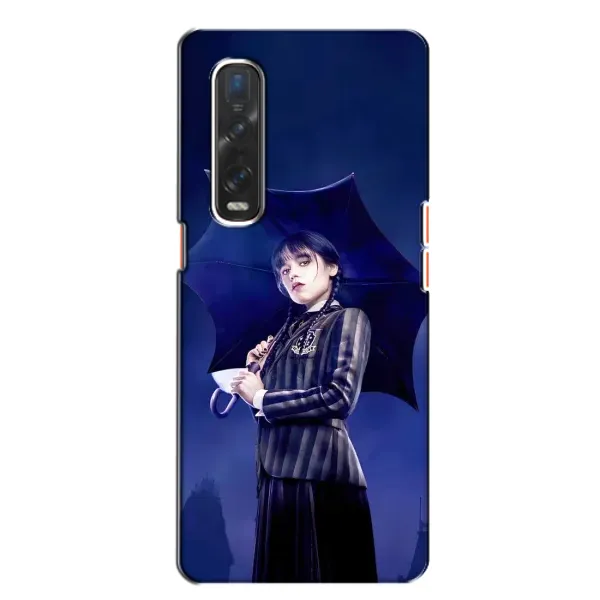 Чехол с рисунком «Уэнсдей с зонтом» для OPPO Find X2 Чехол с рисунком «Уэнсдей с зонтом» для OPPO Find X2