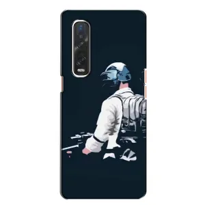 Чохол з картинкою "Герой Pubg" на Oppo Find X2 (В екіперівці)