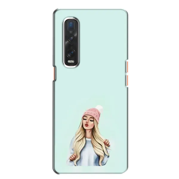 Чехол с рисунком «В шапке» для OPPO Find X2 Чехол с рисунком «В шапке» для OPPO Find X2