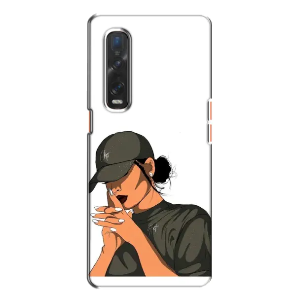 Чехол с рисунком «В зеленом» для OPPO Find X2 Чехол с рисунком «В зеленом» для OPPO Find X2