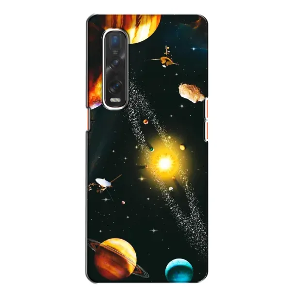 Чехол с рисунком «Вид с космоса» для OPPO Find X2 Чехол с рисунком «Вид с космоса» для OPPO Find X2