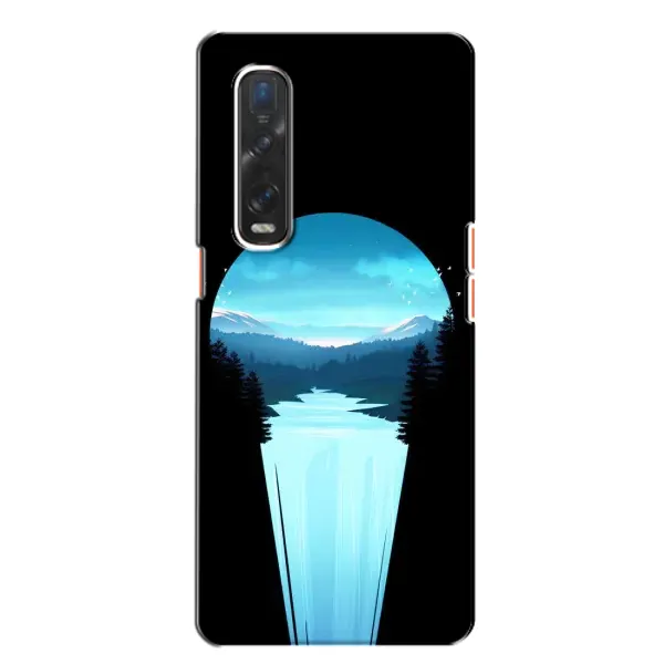 Чехол с рисунком «Синий Водопад» для OPPO Find X2 Чехол с рисунком «Синий Водопад» для OPPO Find X2