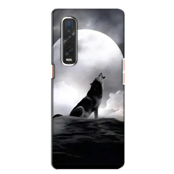 Чехол с рисунком «Волк и луна» для OPPO Find X2 Чехол с рисунком «Волк и луна» для OPPO Find X2
