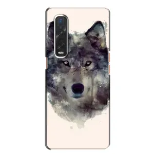 Чехол с Волком на Oppo Find X2 (Волк)