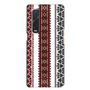 Силиконовый Чехол на Oppo Find X2 с картинкой Вышиванки (Вышиваночки)