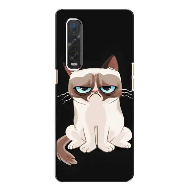 Чехол с рисунком «Взгляд кота» для OPPO Find X2 Чехол с рисунком «Взгляд кота» для OPPO Find X2