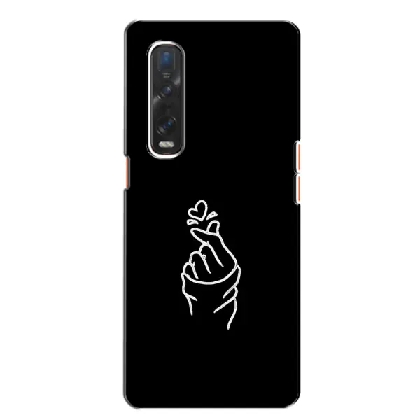 Чехол с рисунком «Знак Сердечка» для OPPO Find X2 Чехол с рисунком «Знак Сердечка» для OPPO Find X2