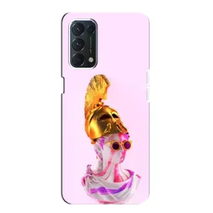 Чохол з Прикольним Принтом на Oppo Find X3 Lite (АРТ Статуя)