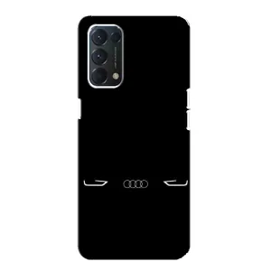 Силіконовий бампер з картинкою машини на Oppo Find X3 Lite (Сілует Audi)