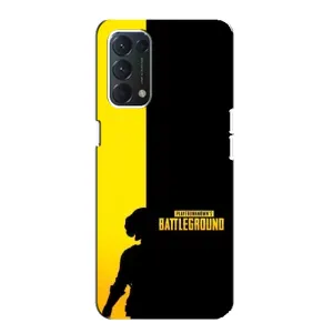Чехол (TPU) с картинкой "Лого Пабг" на Оппо Финд Х3 Лайт (Battlegrounds)