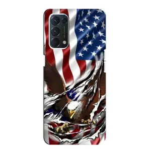 Чехол Флаг USA для Oppo Find X3 Lite (Флаг USA)