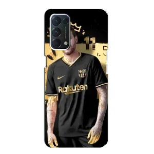 Силиконовый Чехол Oppo Find X3 Lite (Gold Neymar)