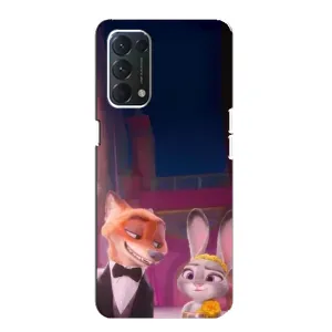 Силіконовий чохол з принтом Зоотрополіс для Oppo Find X3 Lite (Головні герої)