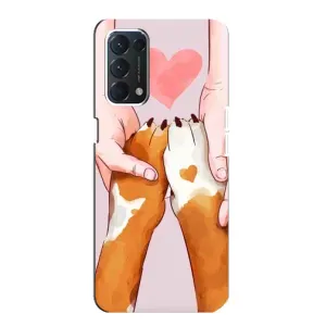 Чохол (ТПУ) Милі песики для Oppo Find X3 Lite (Любов до собак)