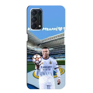 Чехол (TPU) с Футболистом на Oppo Find X3 Lite (Mbappe Real)
