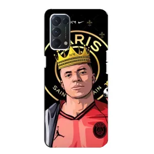 Чехол (TPU) с Футболистом на Oppo Find X3 Lite (Mbappe King)