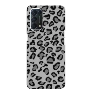 Чохол з леопардовим принтом на Oppo Find X3 Lite (Темний леопард)
