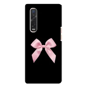 Чохол банти для Oppo Find X3 Pro (Бант на чорному)
