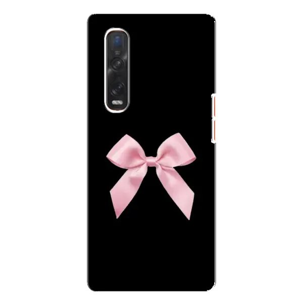 Чехол с рисунком «Бант на черном» для OPPO Find X3 Pro Чехол с рисунком «Бант на черном» для OPPO Find X3 Pro
