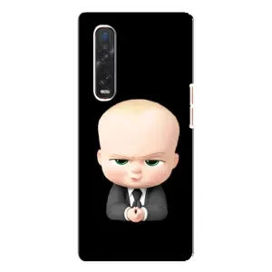 Мультяшный принт на Чехол для Оппо Финд Х3 Про (Бос)