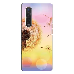 Силіконовий Чохол з кульбабками на Oppo Find X3 Pro (Квітка-кульбаба)