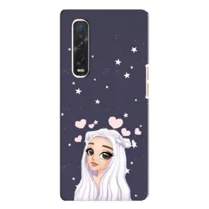 Чохол Стильні дівчата на Oppo Find X3 Pro (Дівчина та серця)