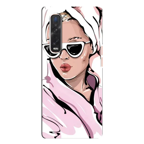 Чехол с рисунком «Девушка в халате» для OPPO Find X3 Pro Чехол с рисунком «Девушка в халате» для OPPO Find X3 Pro