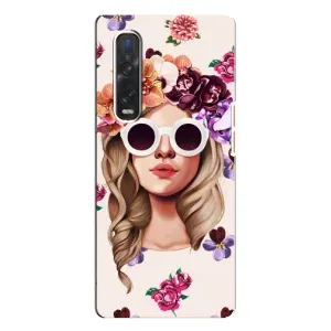 Чохол з картинкою Модні Дівчата Oppo Find X3 Pro (Дівчина в окулярах)