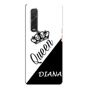Іменні Жіночі Чохли для Oppo Find X3 Pro (DIANA)