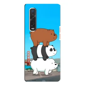 Чехлы с Пандами на Oppo Find X3 Pro (Друзья)