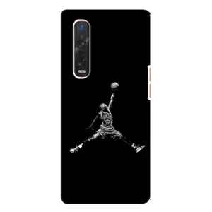 Силиконовый Чехол Nike Air Jordan на Оппо Финд Х3 Про (Джордан)