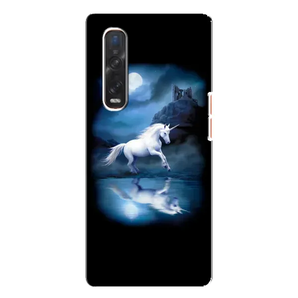 Чехол с рисунком «Единорог» для OPPO Find X3 Pro Чехол с рисунком «Единорог» для OPPO Find X3 Pro