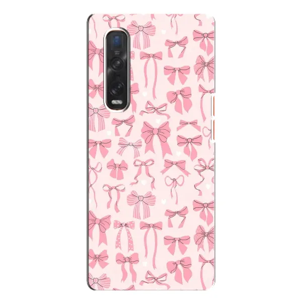 Чехол с рисунком «Фон бантики» для OPPO Find X3 Pro Чехол с рисунком «Фон бантики» для OPPO Find X3 Pro