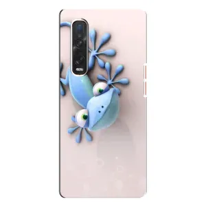Чехлы с изображением разных животных для Oppo Find X3 Pro (Геккон)