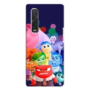 Чехол Головоломка для Oppo Find X3 Pro - (AlphaPrint) (Герои головоломки)