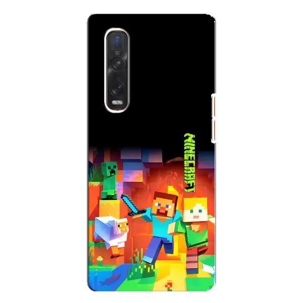 Чехол с рисунком «Герой Майнкрафт» для OPPO Find X3 Pro Чехол с рисунком «Герой Майнкрафт» для OPPO Find X3 Pro
