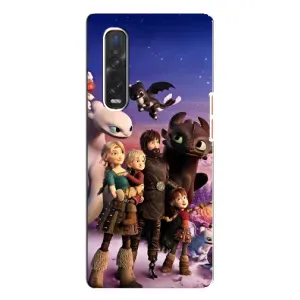 Чехол дракон Беззубик для Oppo Find X3 Pro (Герои дракона)