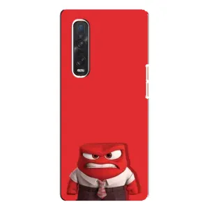 Чехол Головоломка для Oppo Find X3 Pro - (AlphaPrint) (Гнев)