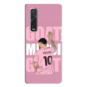 Чехлы Лео Месси в Майами на Oppo Find X3 Pro (GOAT MESSI)