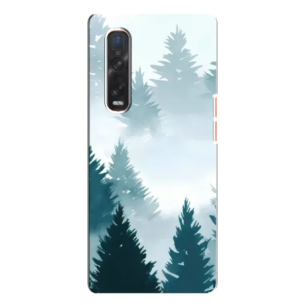 Чехол с рисунком «Горный лес» для OPPO Find X3 Pro Чехол с рисунком «Горный лес» для OPPO Find X3 Pro