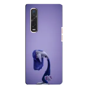 Чехол Головоломка для Oppo Find X3 Pro - (AlphaPrint) (Хандра)