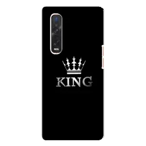 Чохол (Корона на чорному фоні) для Оппо Фінт Х3 Про (KING)