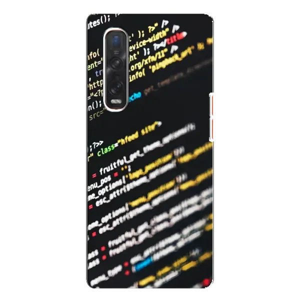 Чехол с рисунком «Код» для OPPO Find X3 Pro