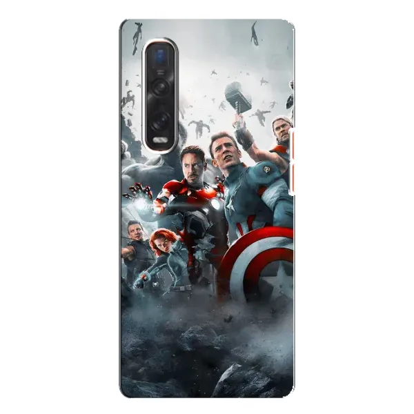 Чехол с рисунком «Команда марвел» для OPPO Find X3 Pro