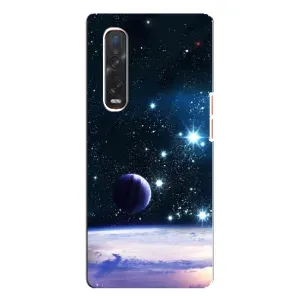 Чохол (ТПУ) з планетами на Oppo Find X3 Pro (Космічний вид)
