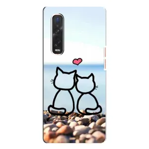 Силіконові Чохли Коханій людині для Oppo Find X3 Pro (Котейки)