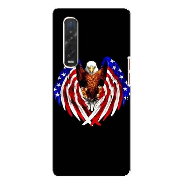 Чехол с рисунком «Крылья США» для OPPO Find X3 Pro Чехол с рисунком «Крылья США» для OPPO Find X3 Pro