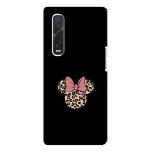 Чохол з леопардовим принтом на Oppo Find X3 Pro (Леопардова Мінні)